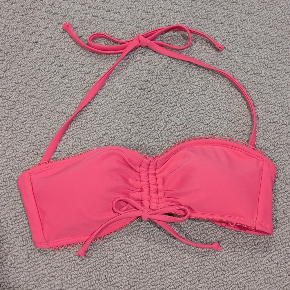 No Boundaries Vibrant Pink Bikini Top